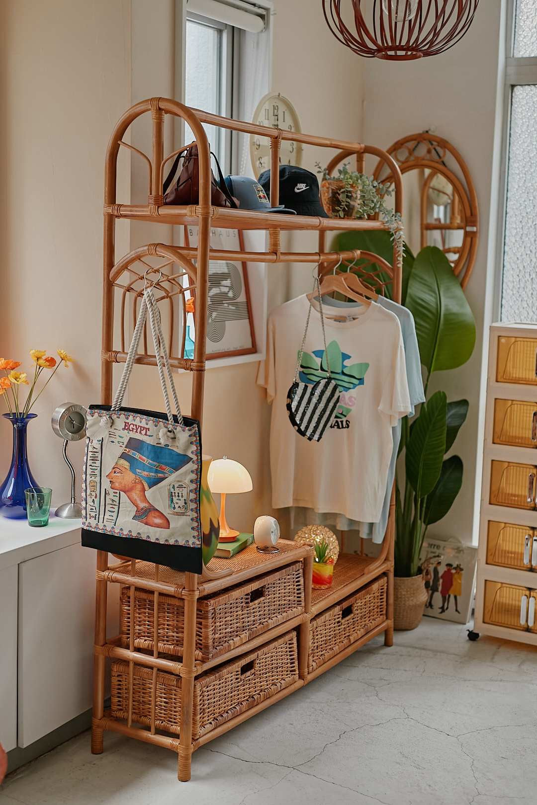 Rattan Wardrobe Rack