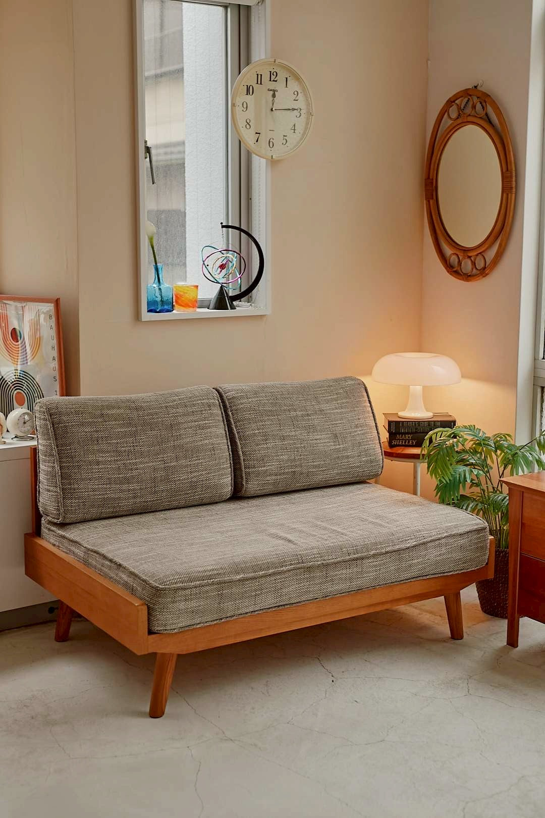 unico Natural Wood 2Seater Sofa