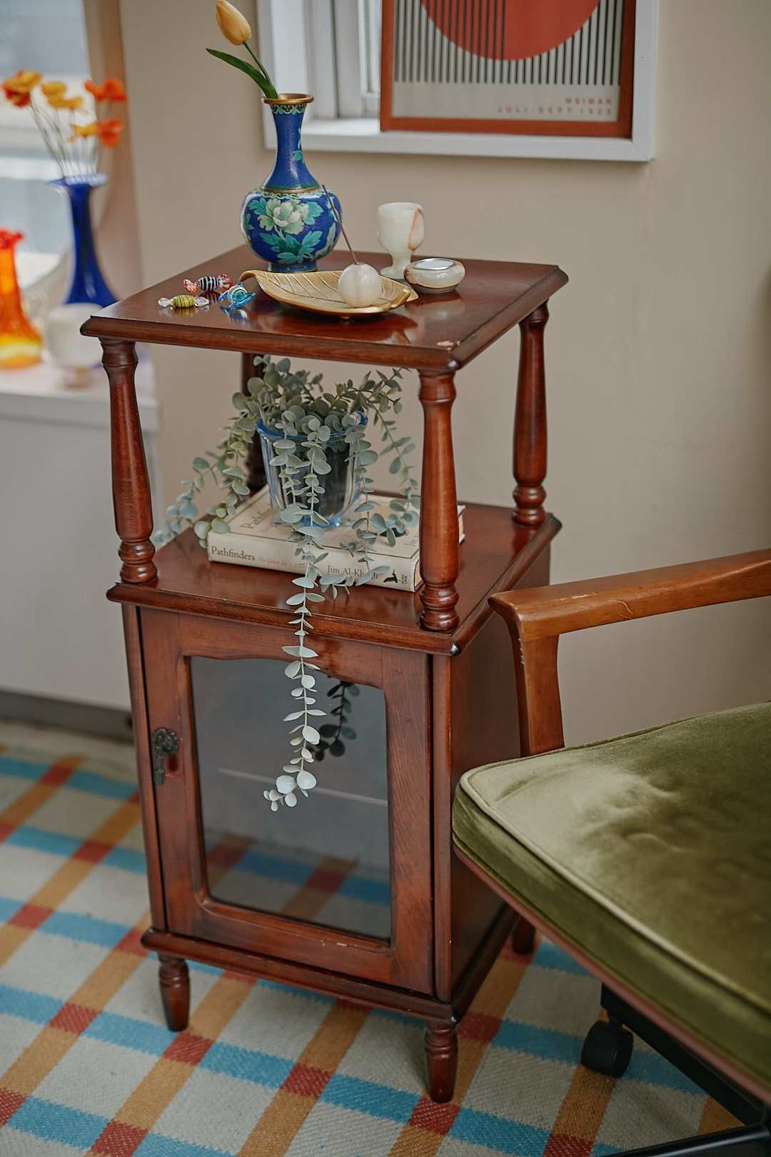 Classic Glass Door Cabinet