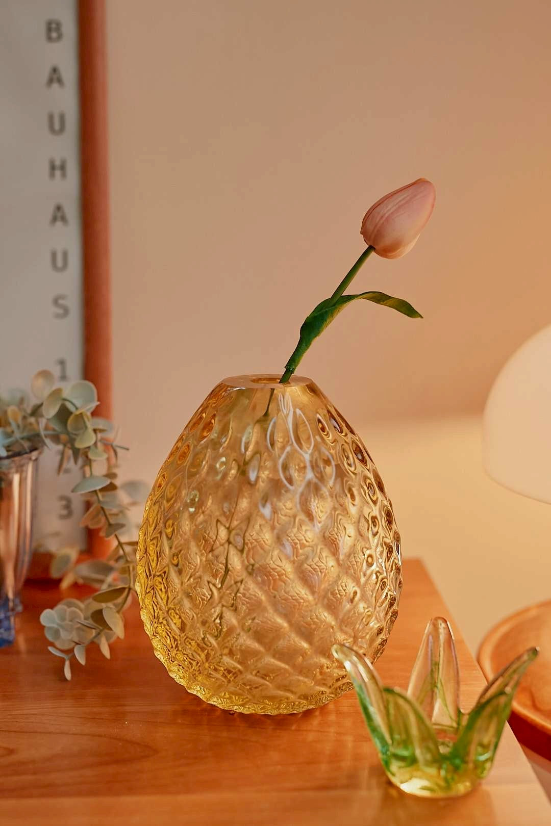 Tropical Glass Objet Vase