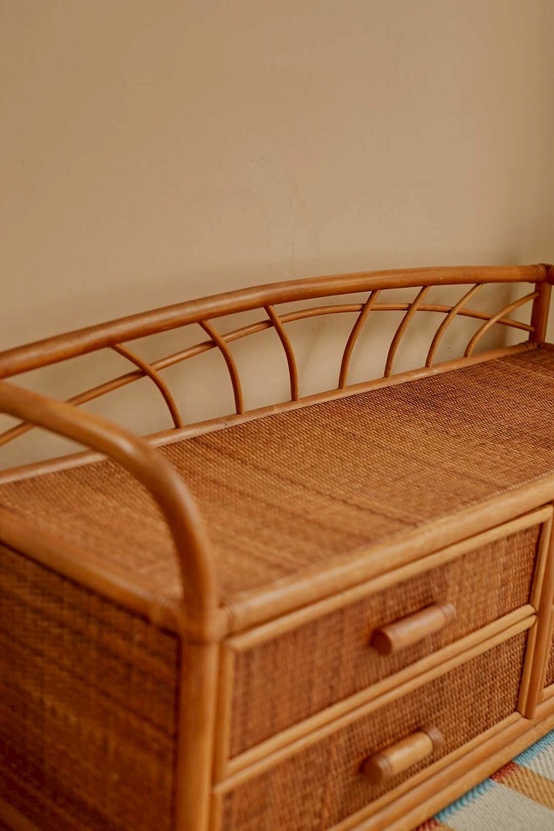 Rattan Living Chest