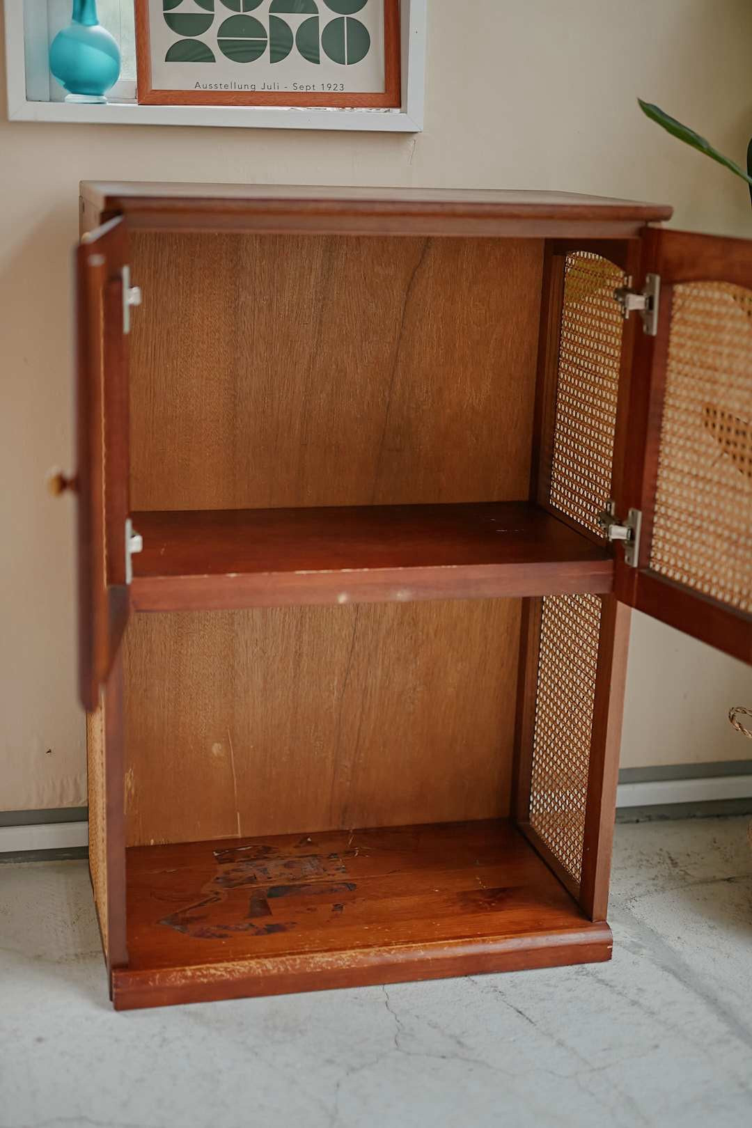 Rattan Frame Storage Shelf