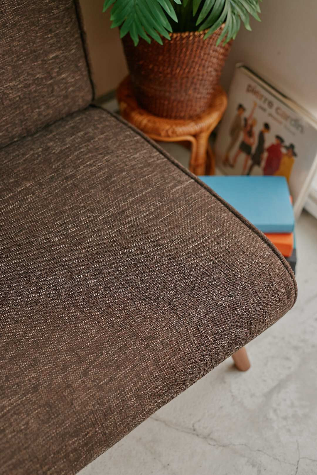 unico Walnut frame sofa