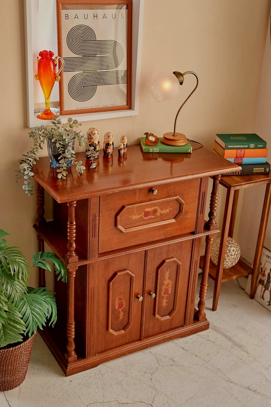 Floral Writing Cabinet