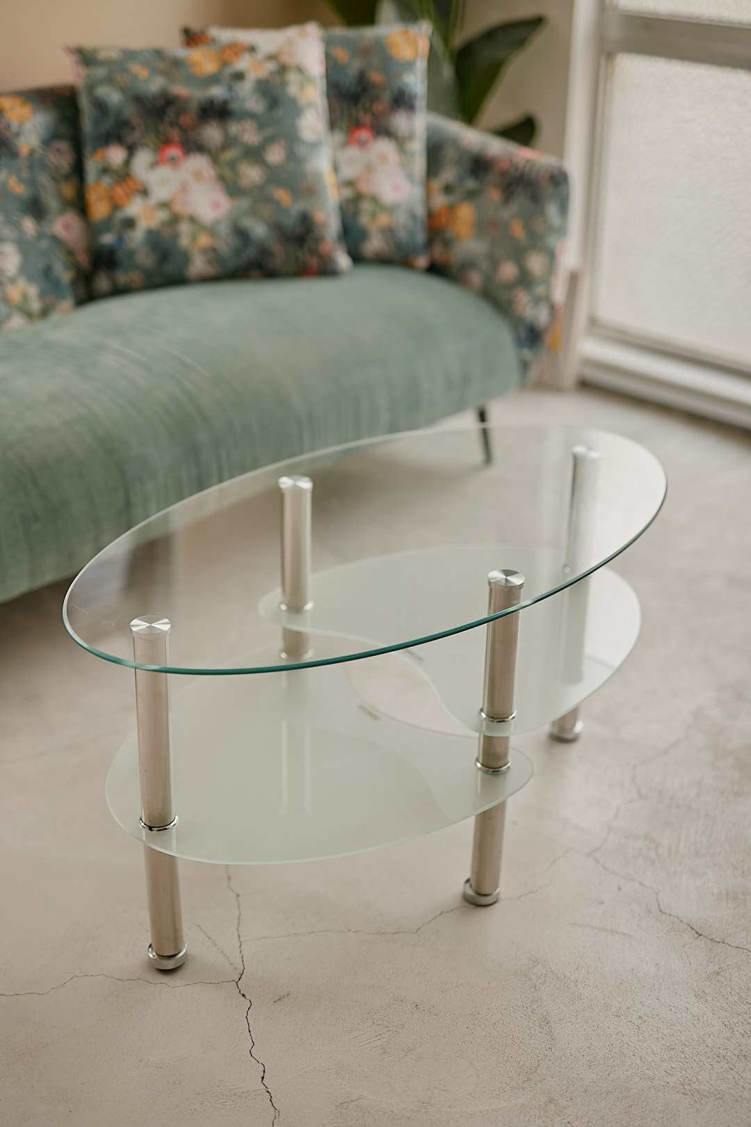 Floating Glass Table