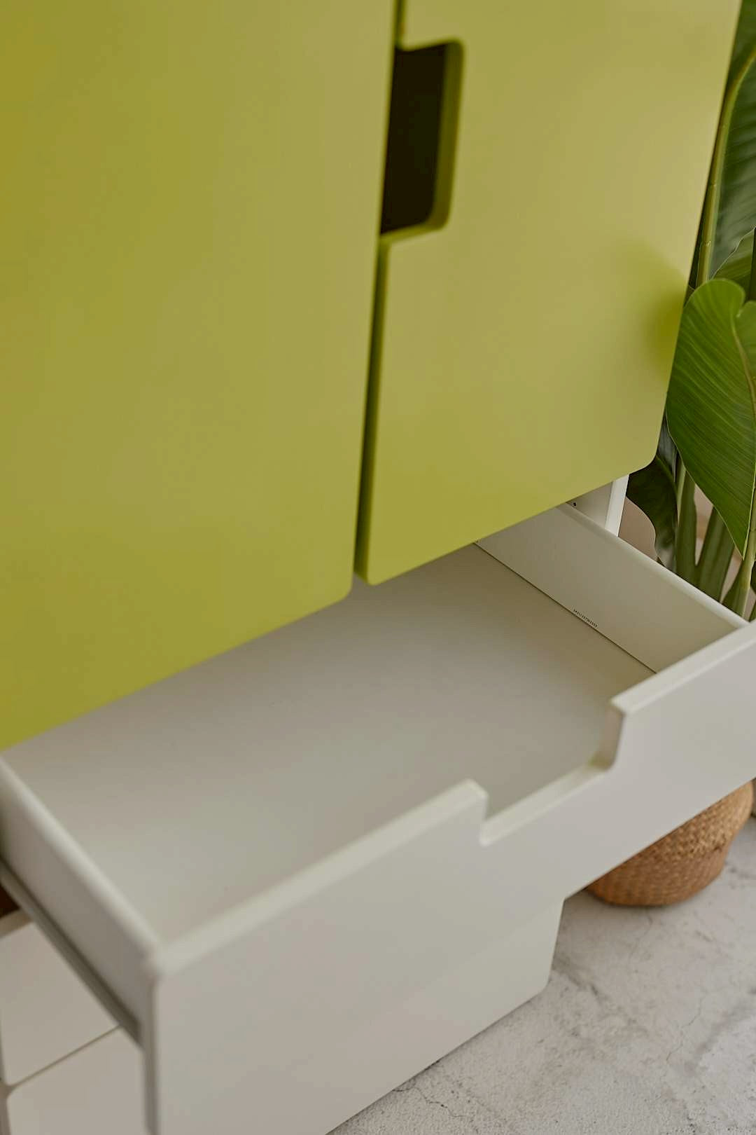 Lime Green Storage Cabinet