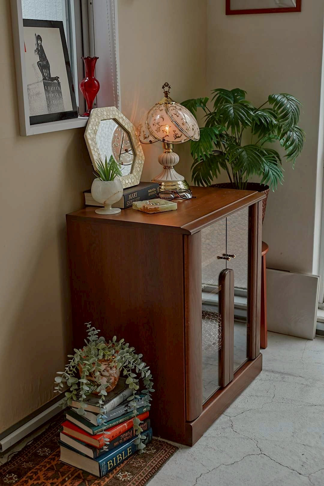 Brownwood Display Cabinet