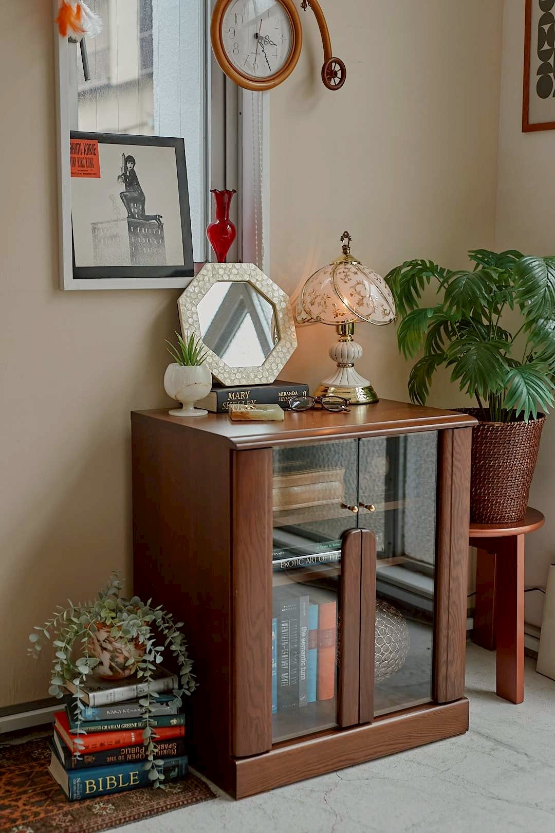 Brownwood Display Cabinet