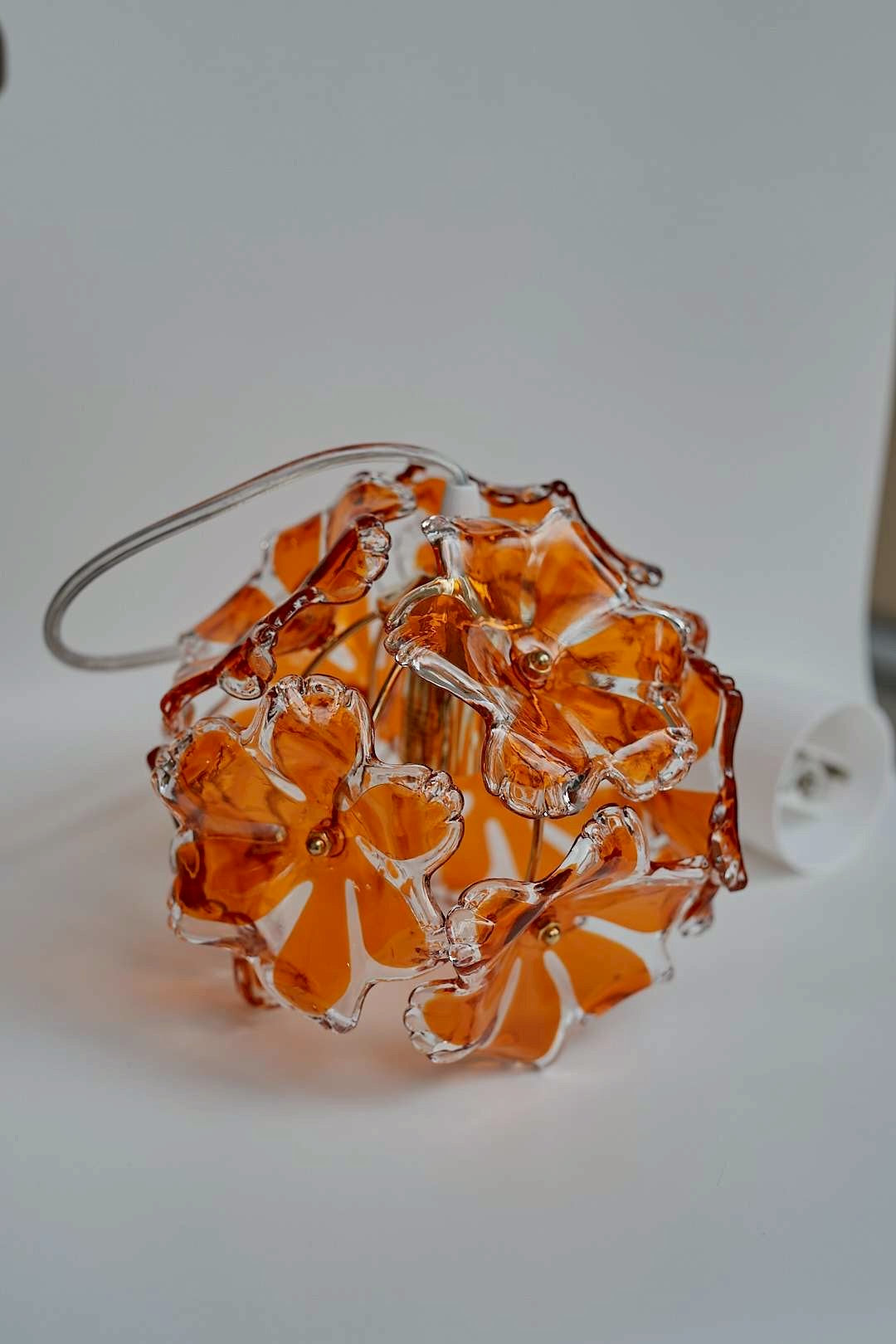 Amber Bloom Pendant Light