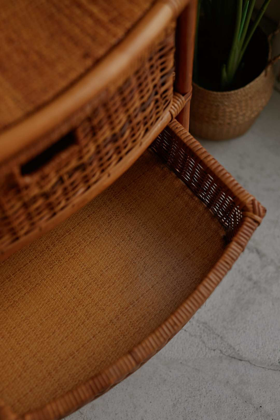 3Drawer Rattan Chest