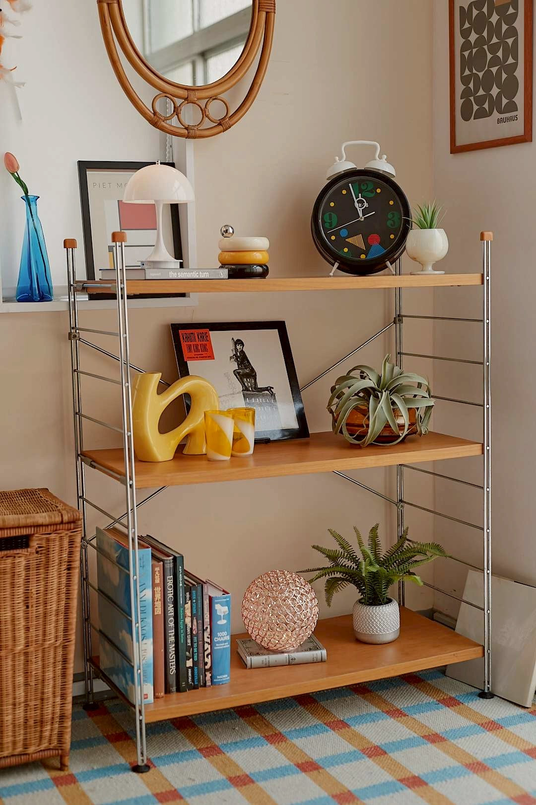 Flower frame wood mirror – daily use(d) store 日常