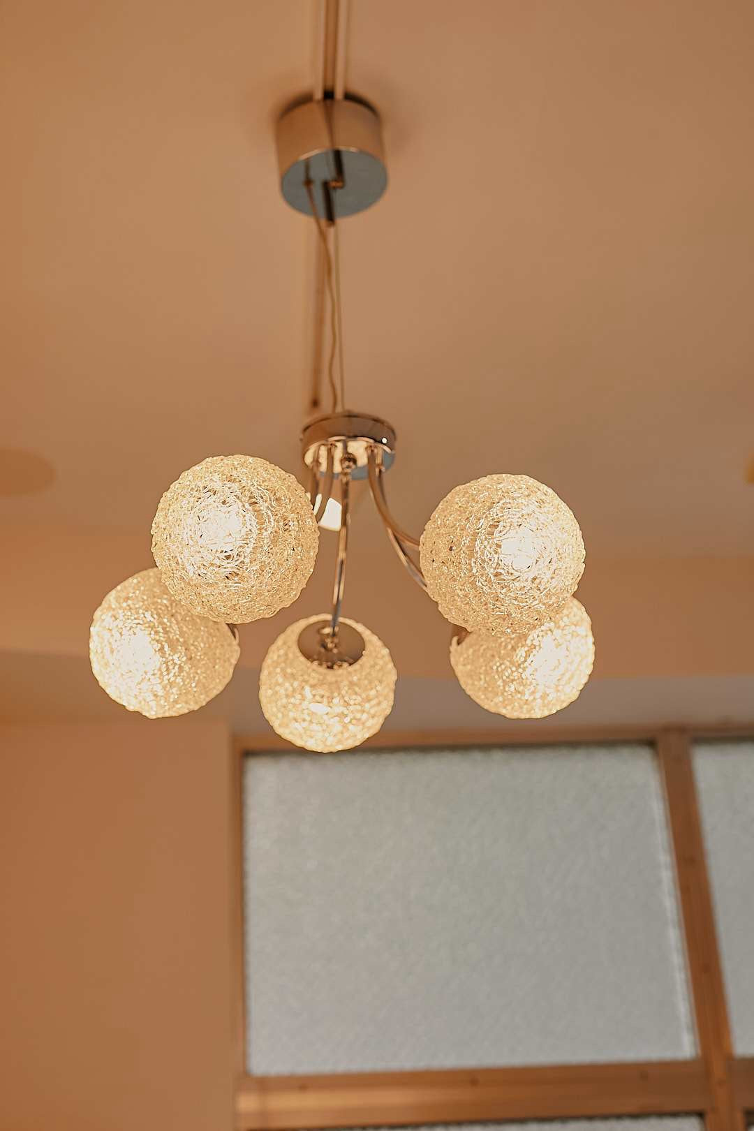 Acrylic Orb Chandelier