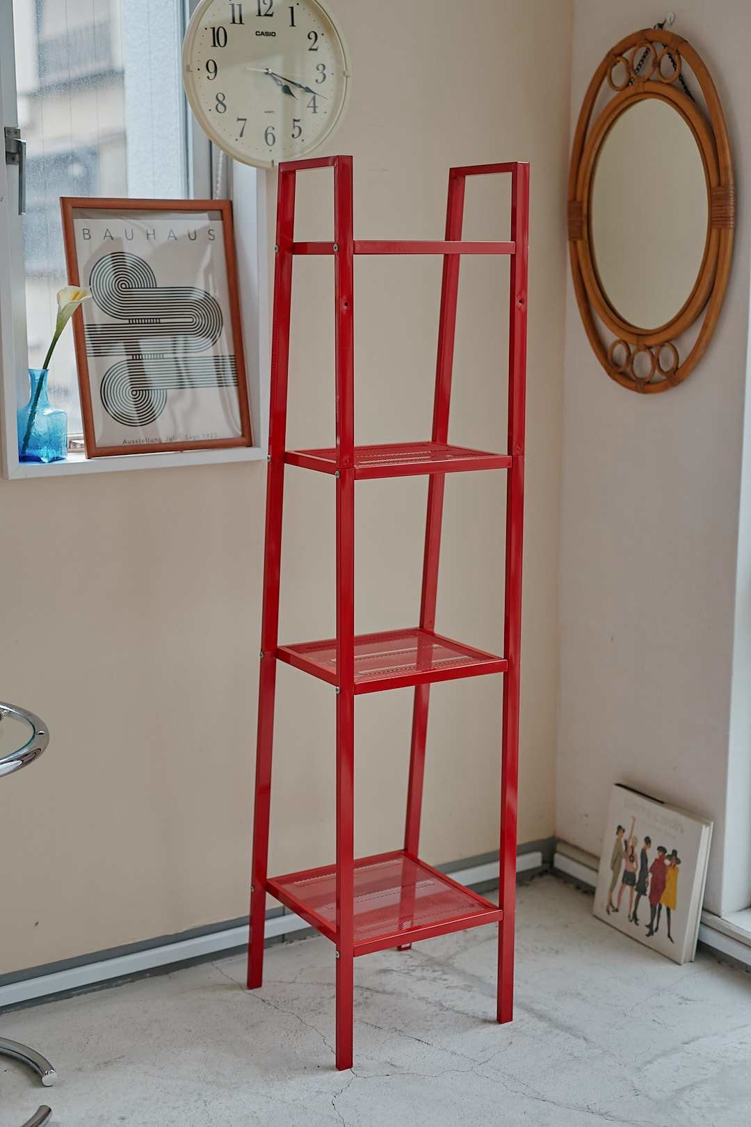 Red Ladder Shelf