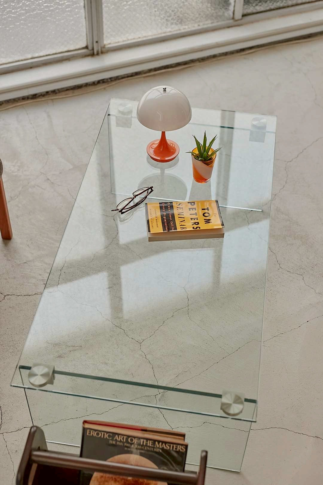 Glass Frame Coffee Table