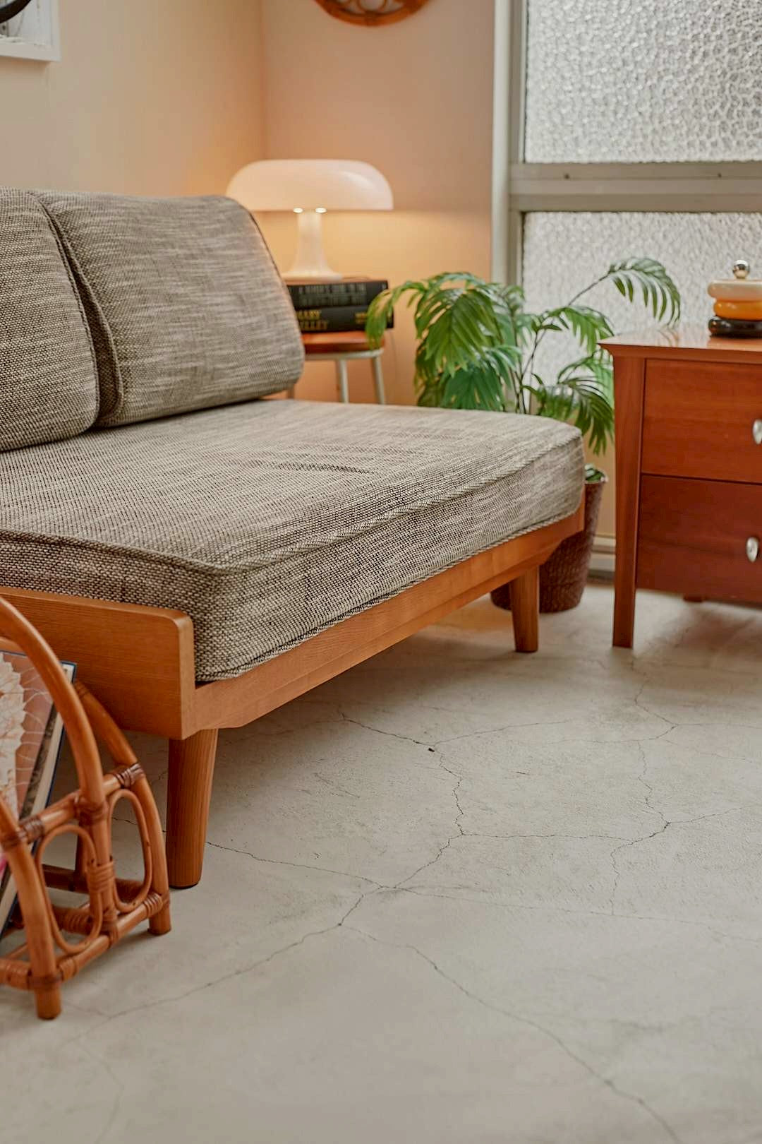 unico Natural Wood 2Seater Sofa