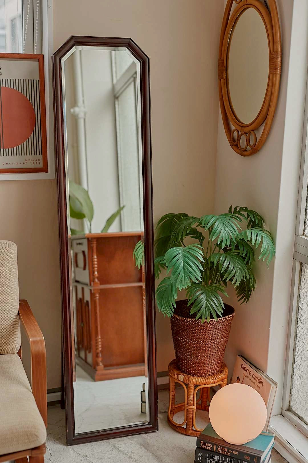Vintage Standing Mirror