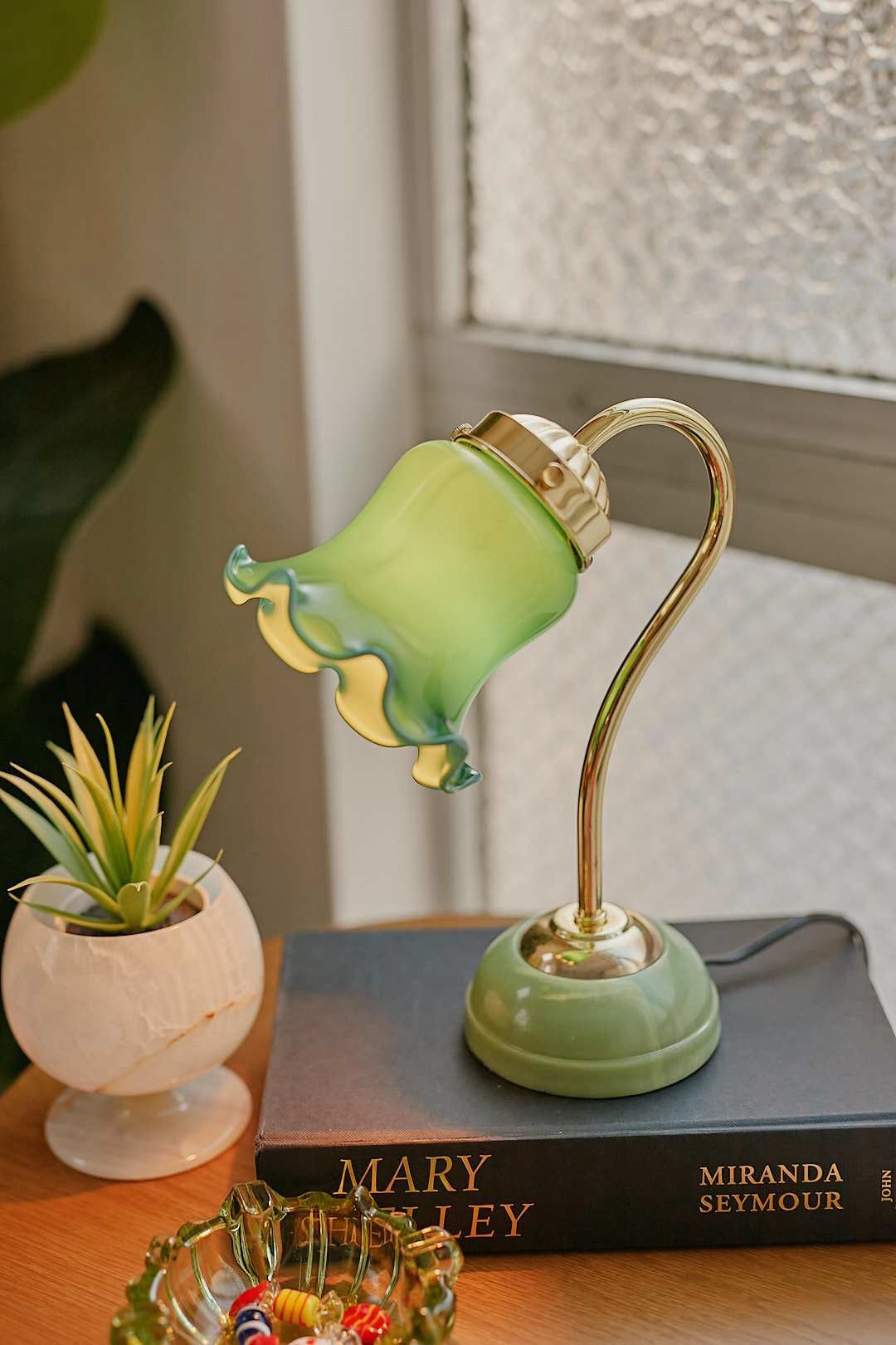 Emerald Frill Table Lamp
