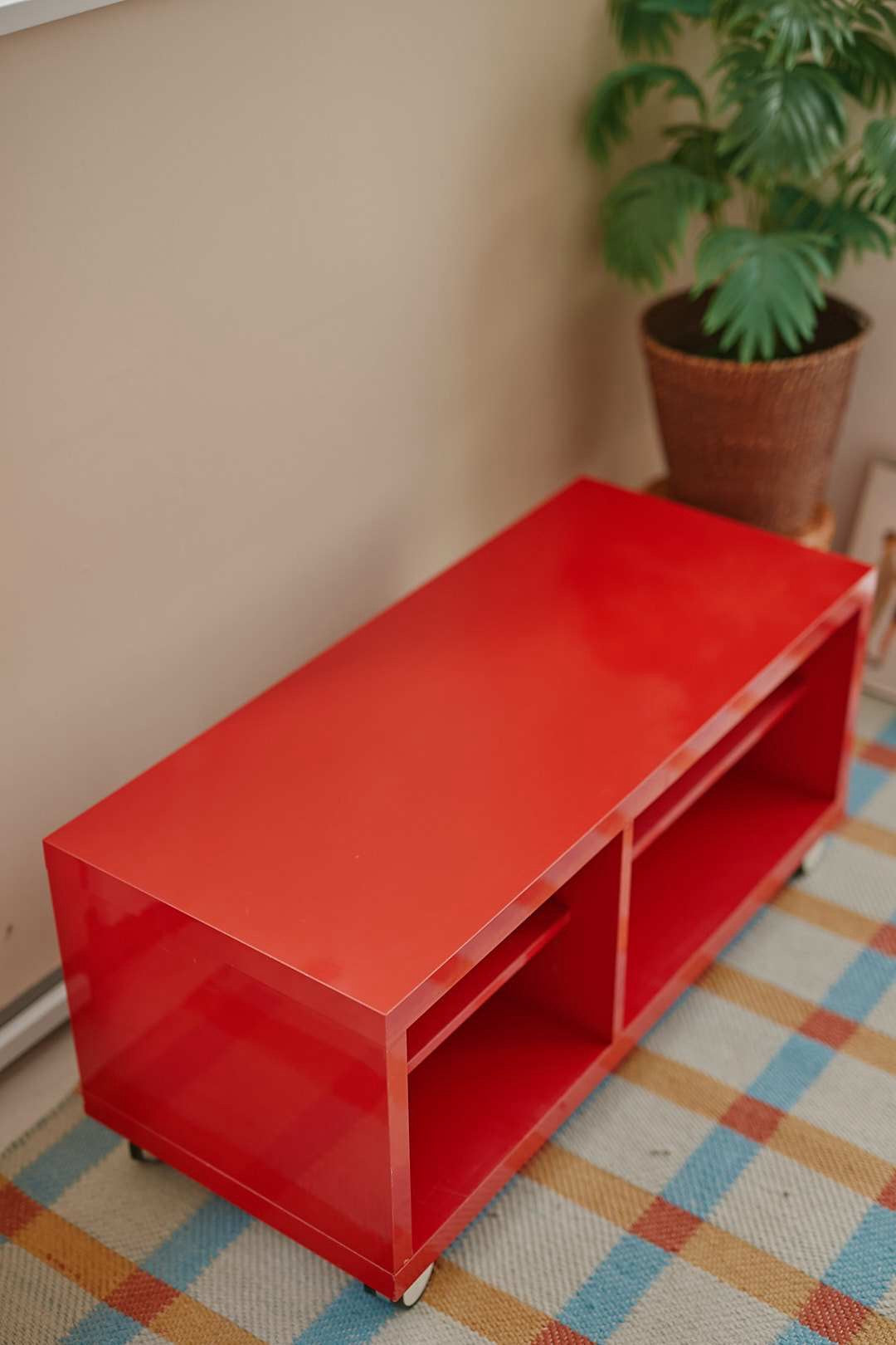 キャスター付AVボード（RED）