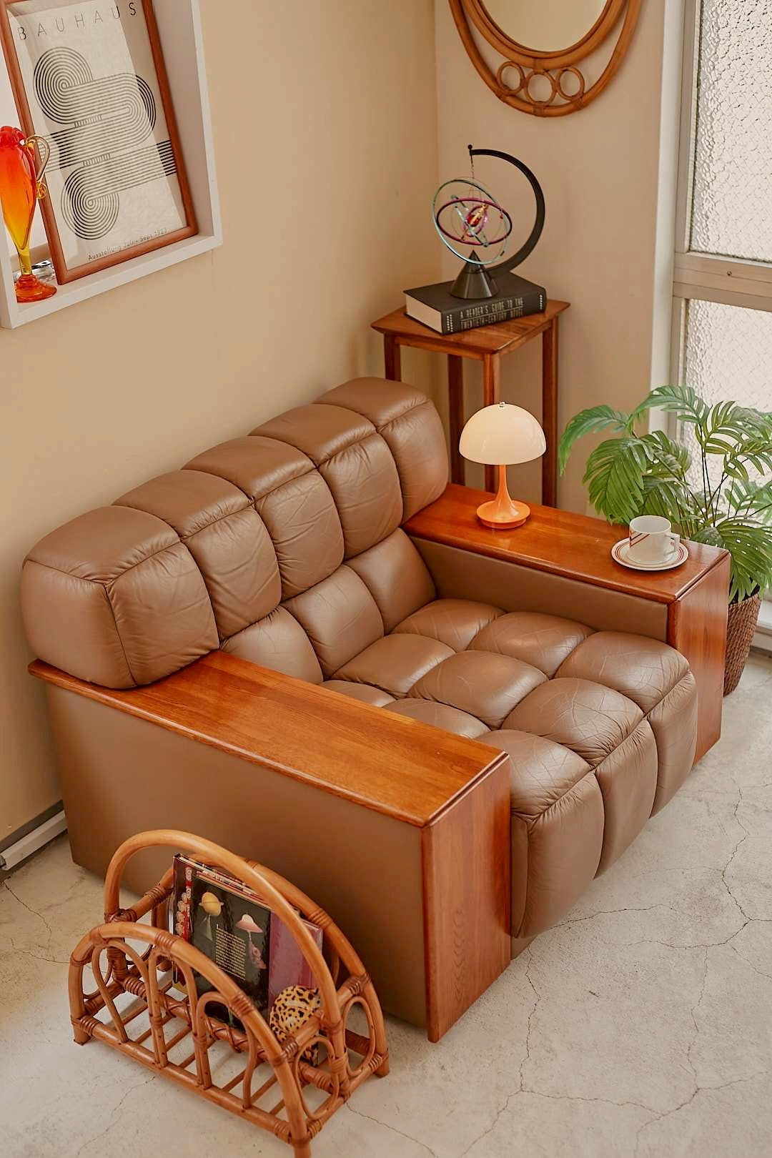 Cube Leather Lounge Sofa