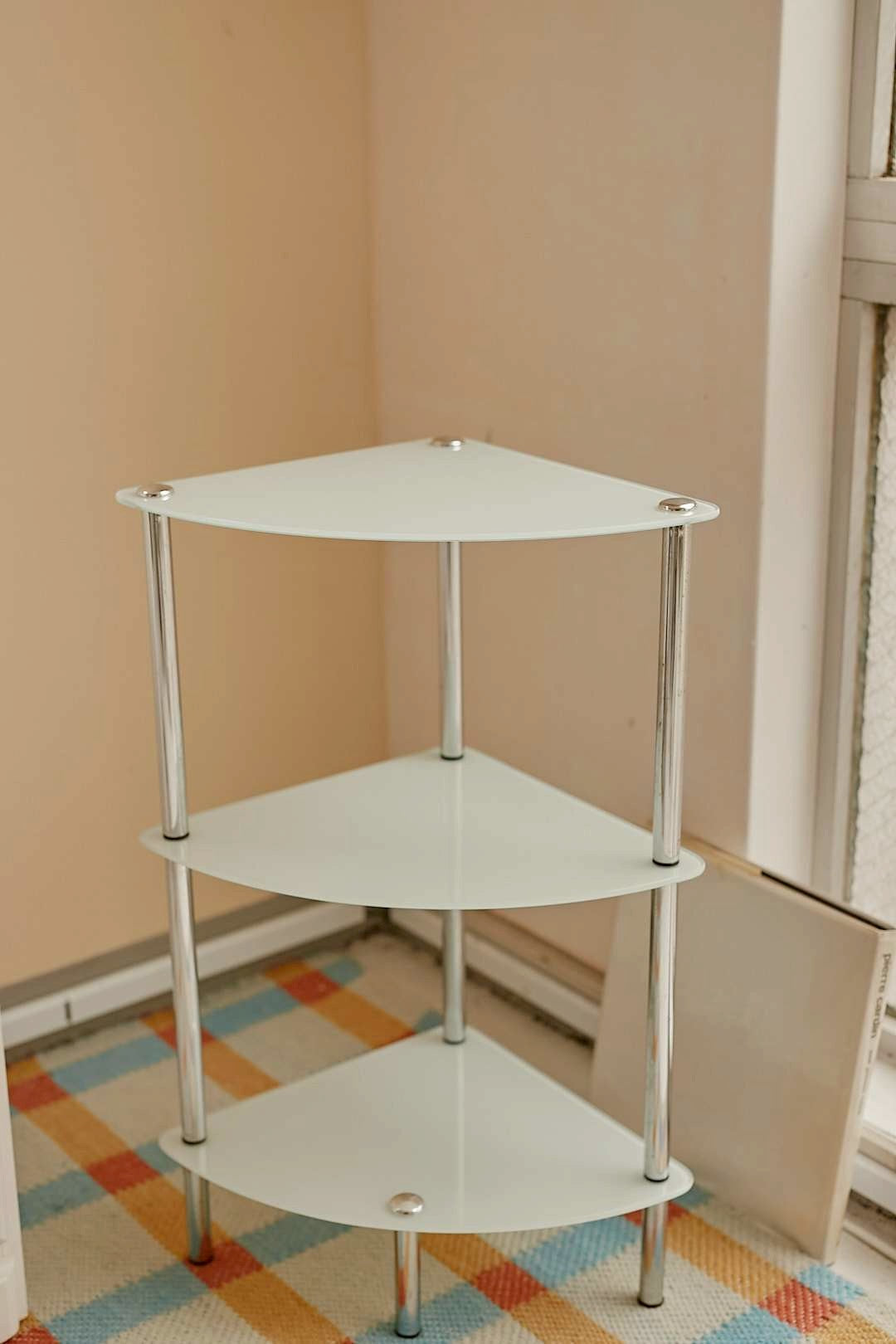 Glass Corner Stand
