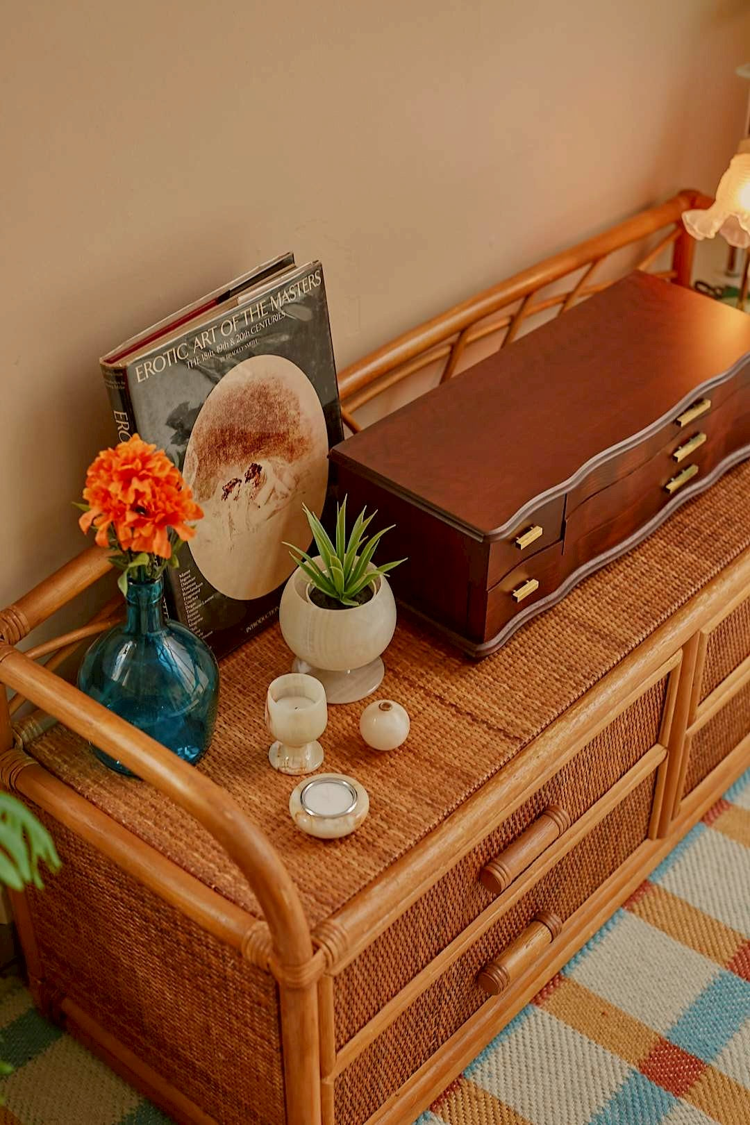 Rattan Living Chest