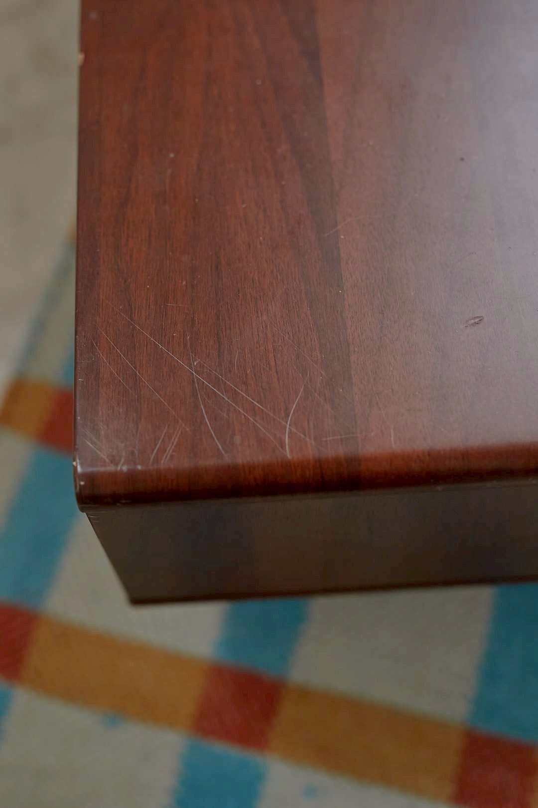 Brown slim low board