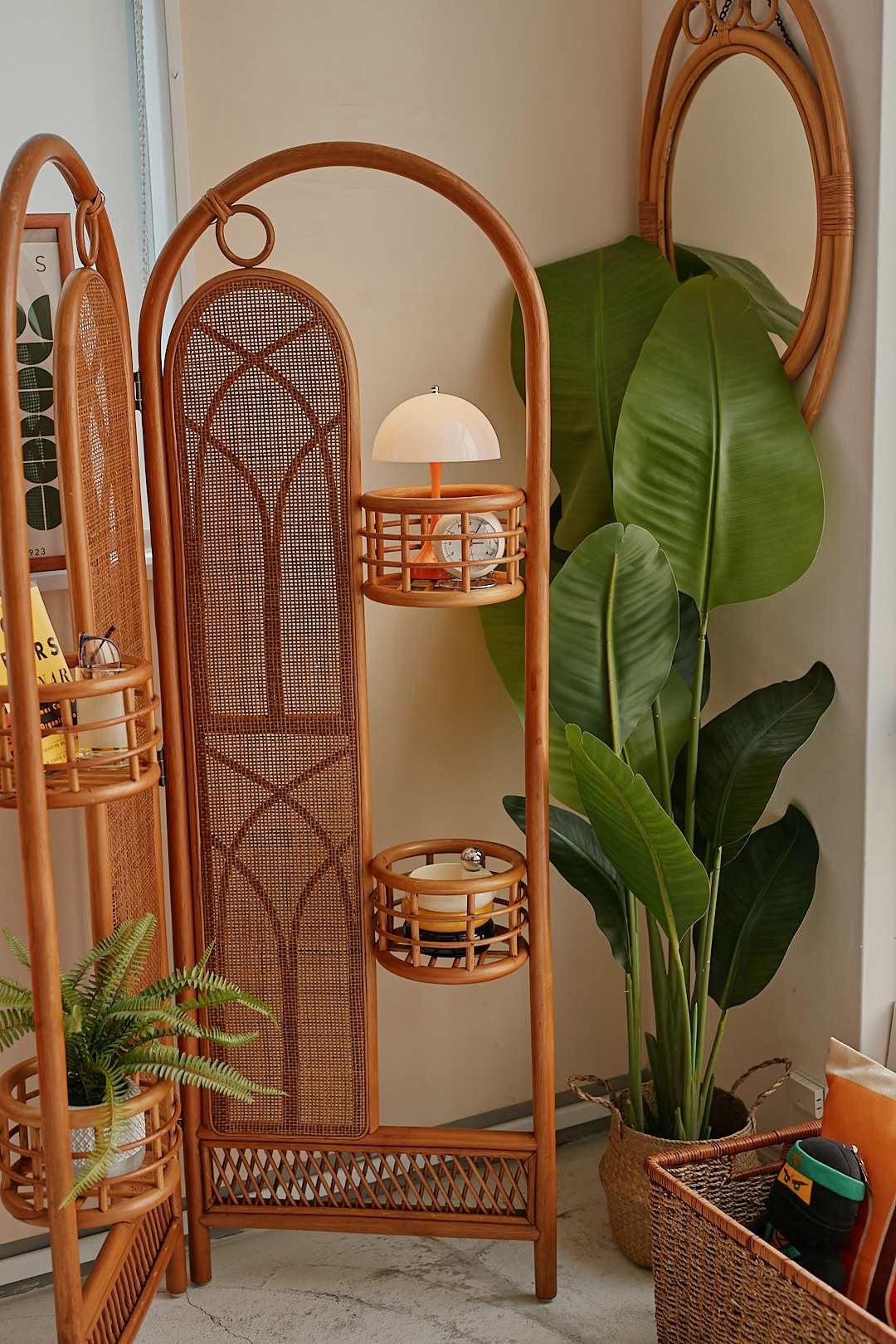 Rattan Basket Partition