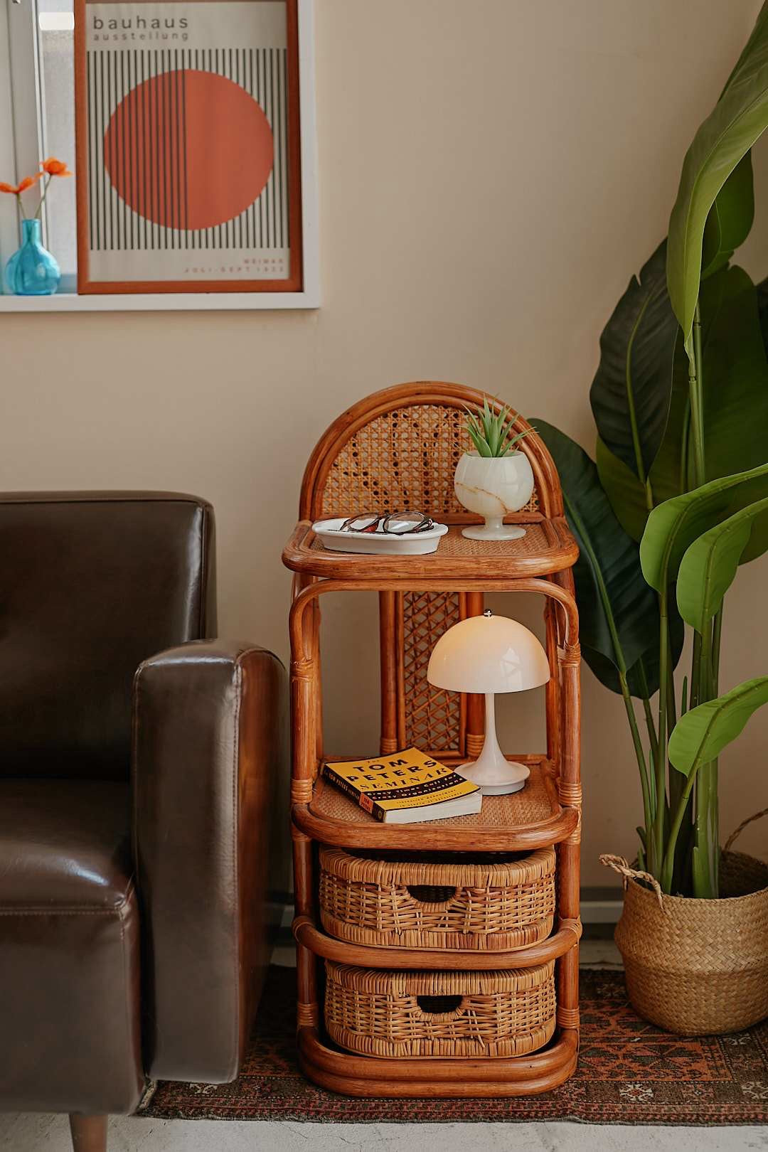 Rattan Arch Design Shelf