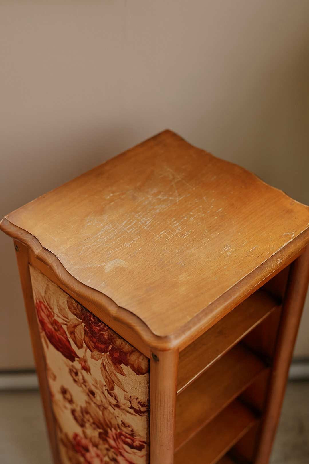 Floral Side Shelf