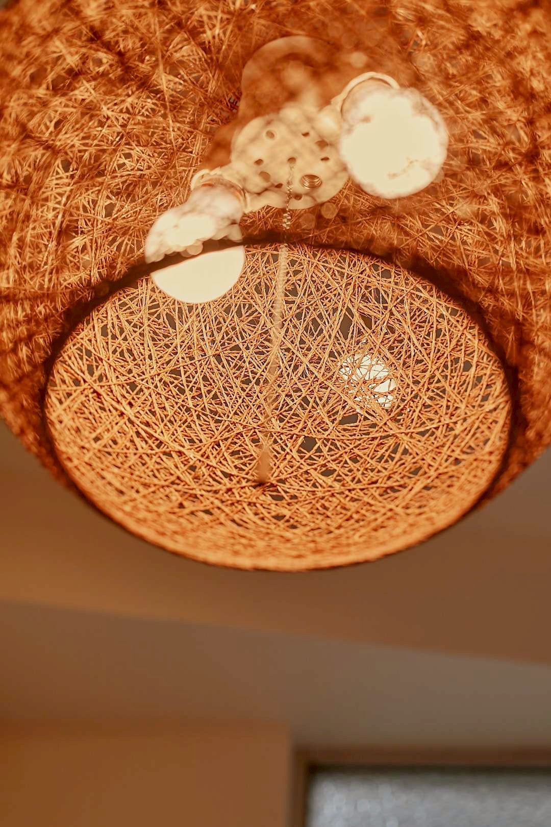 Abaca pendant light