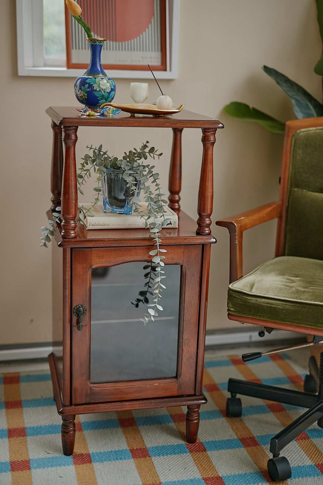 Classic Glass Door Cabinet