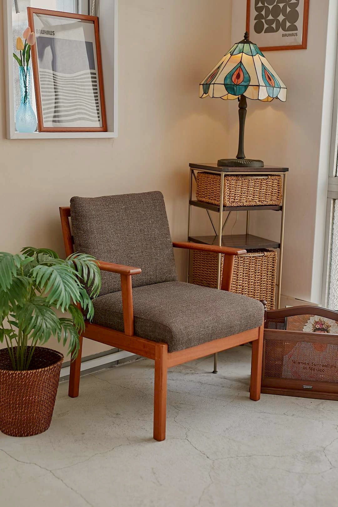 Warm Brown Lounge Chair