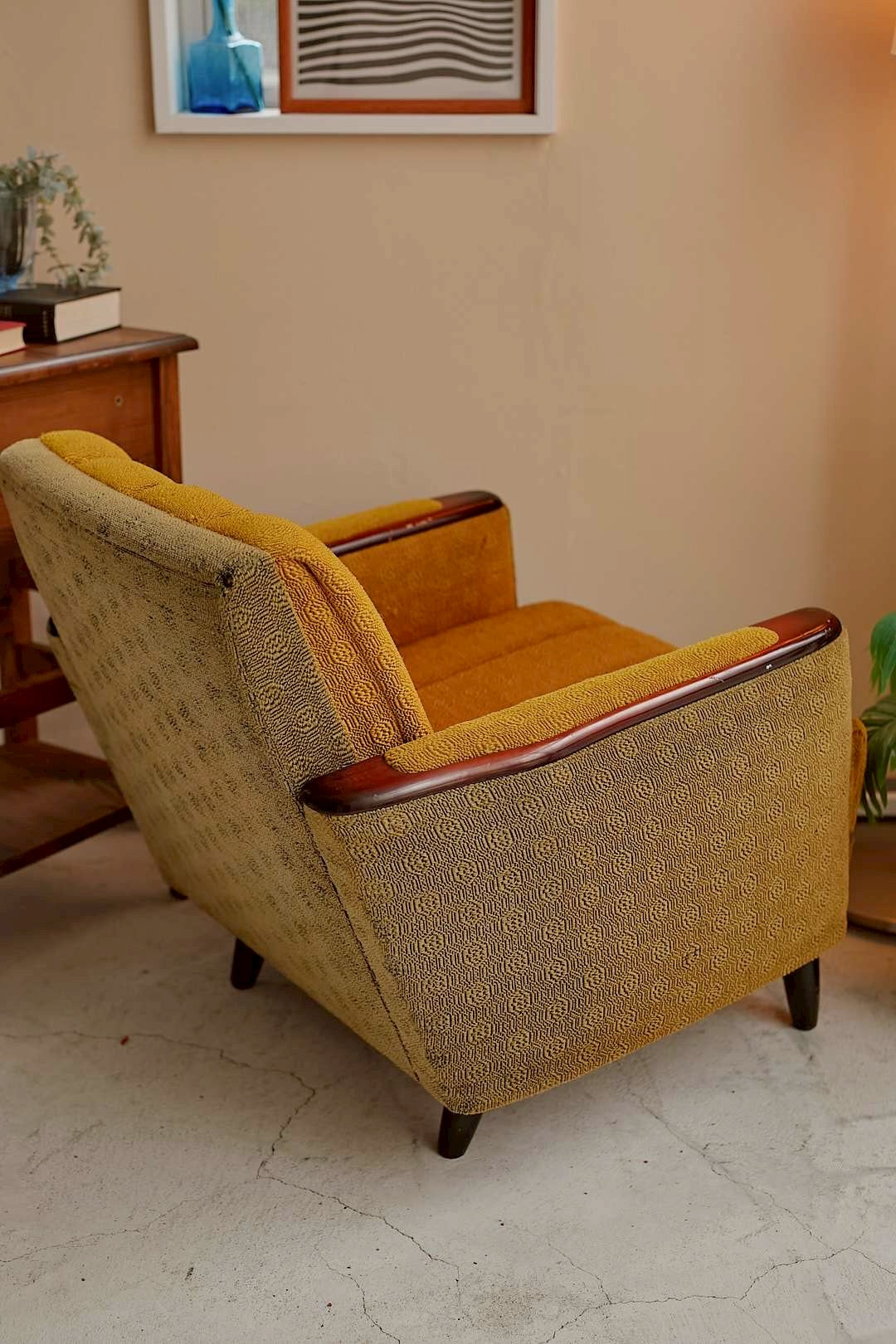 Golden Accent Lounge Chair