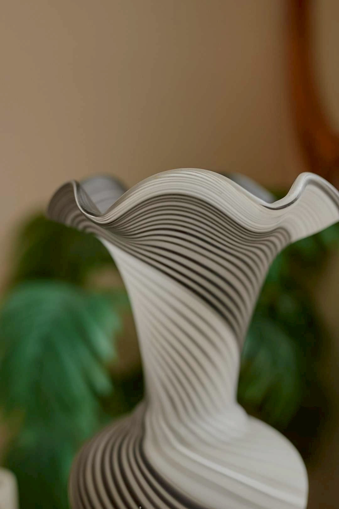 Twist Monotone Art Vase