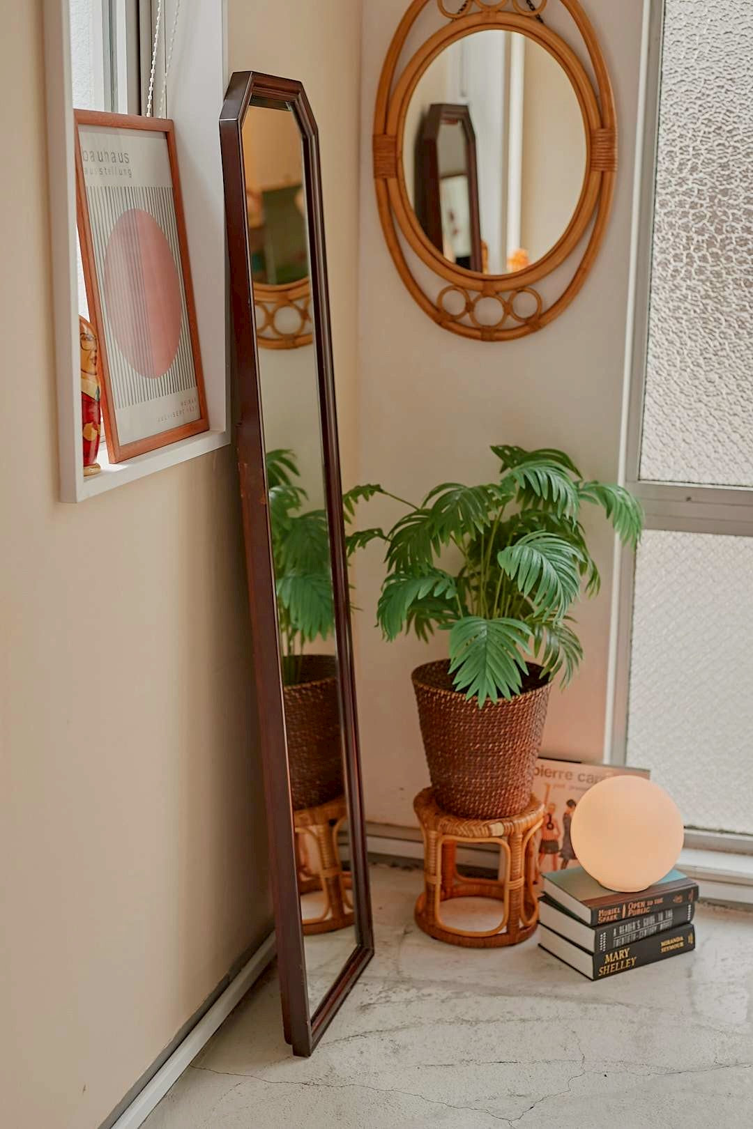 Vintage Standing Mirror