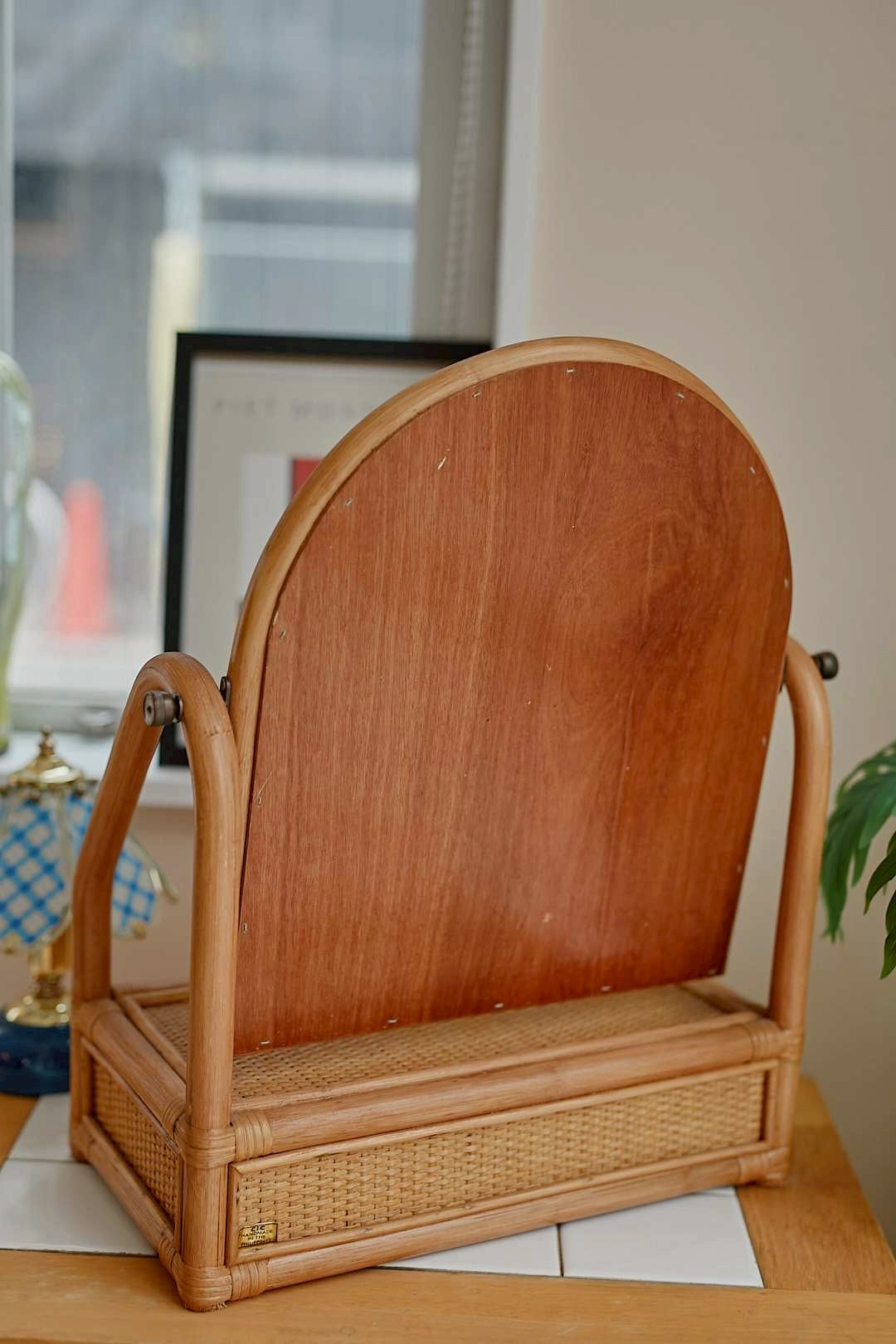 Rattan Tabletop Dresser