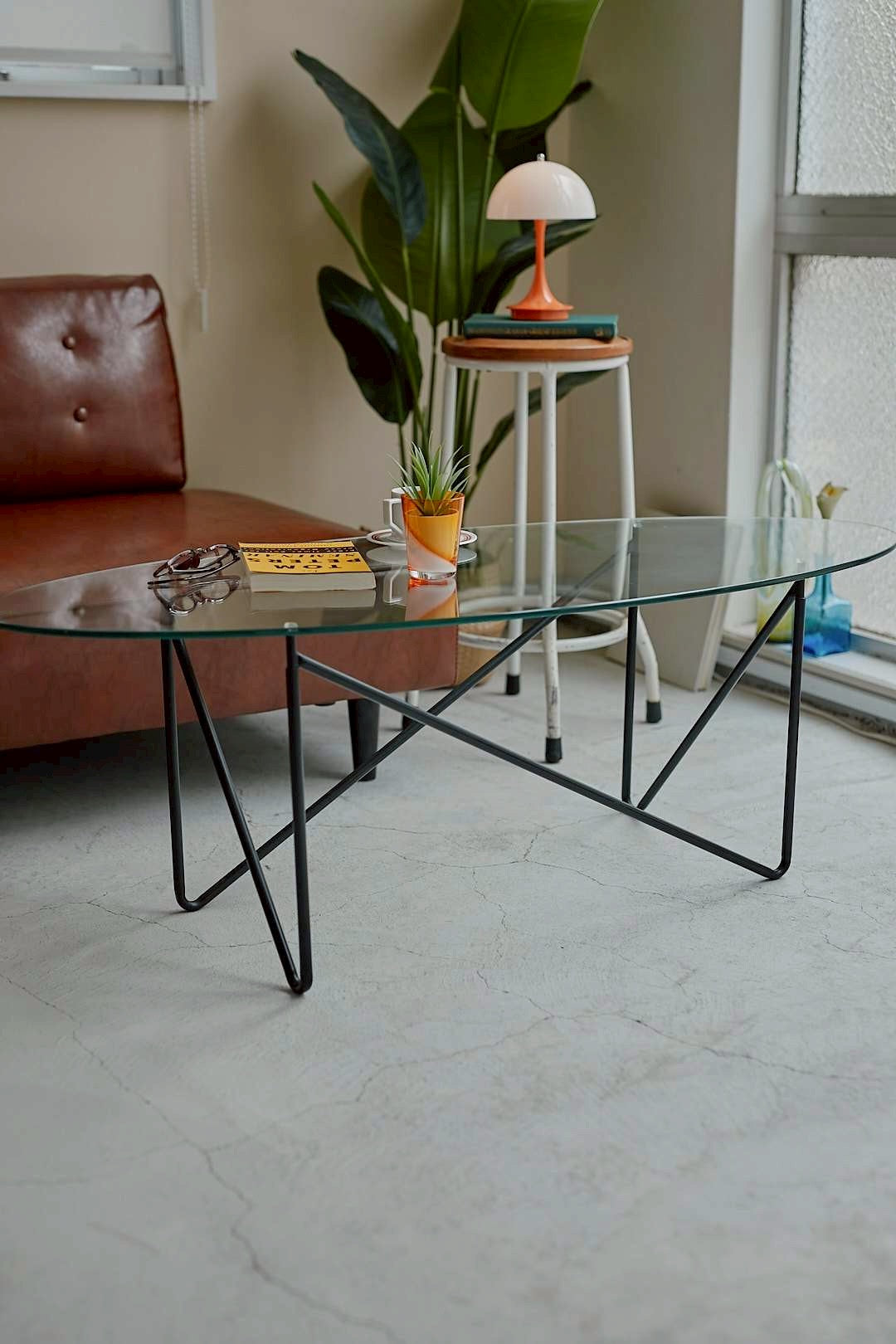 Glass Orbit Table