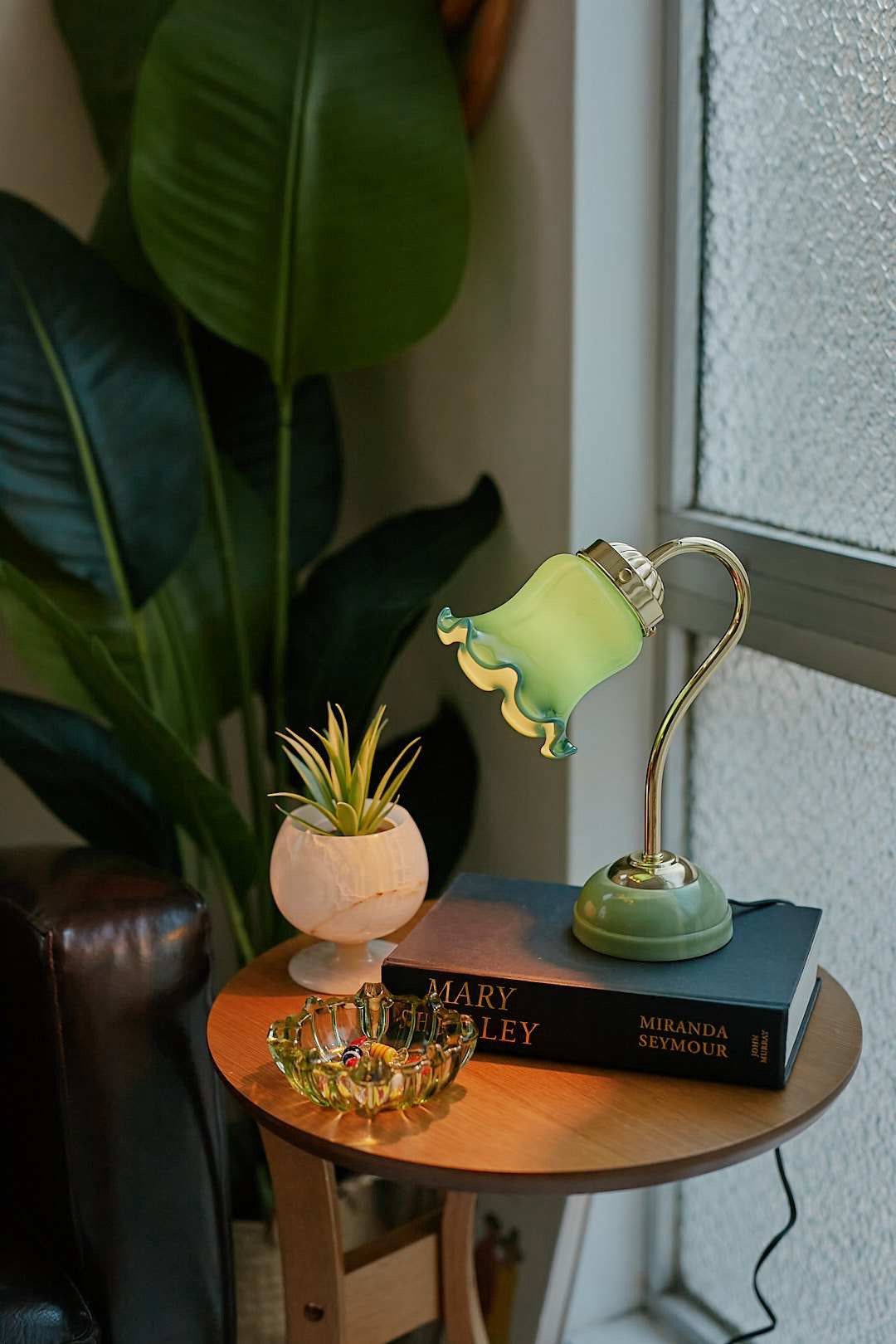 Emerald Frill Table Lamp