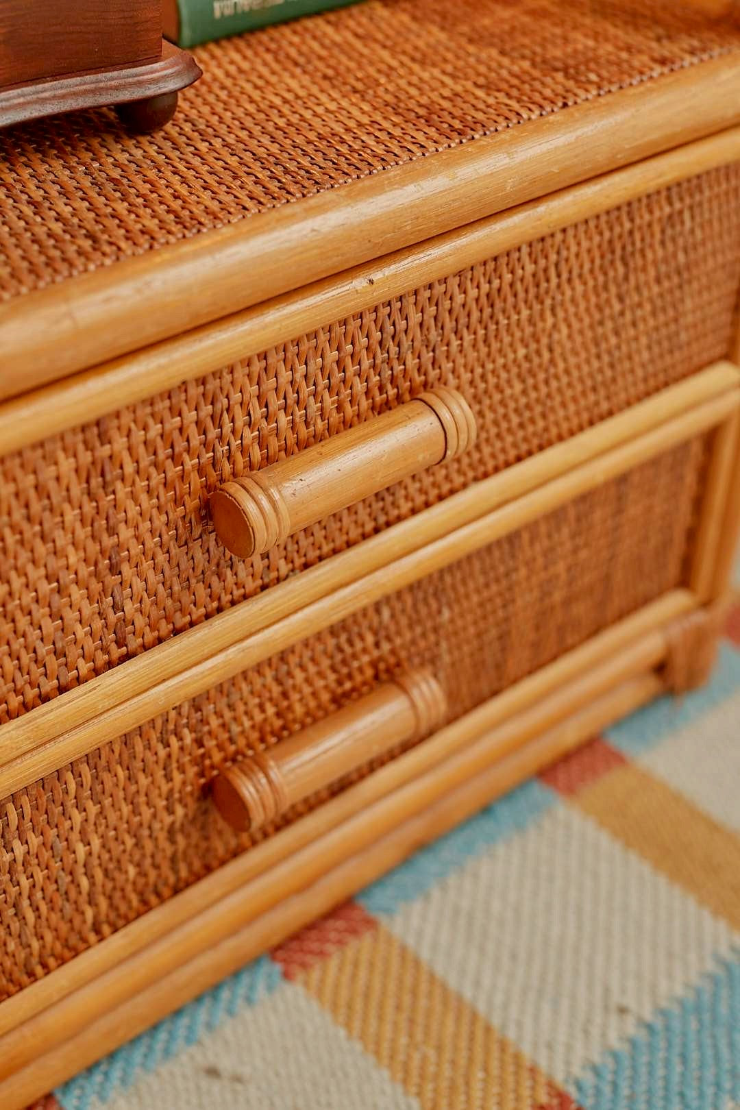 Rattan Living Chest