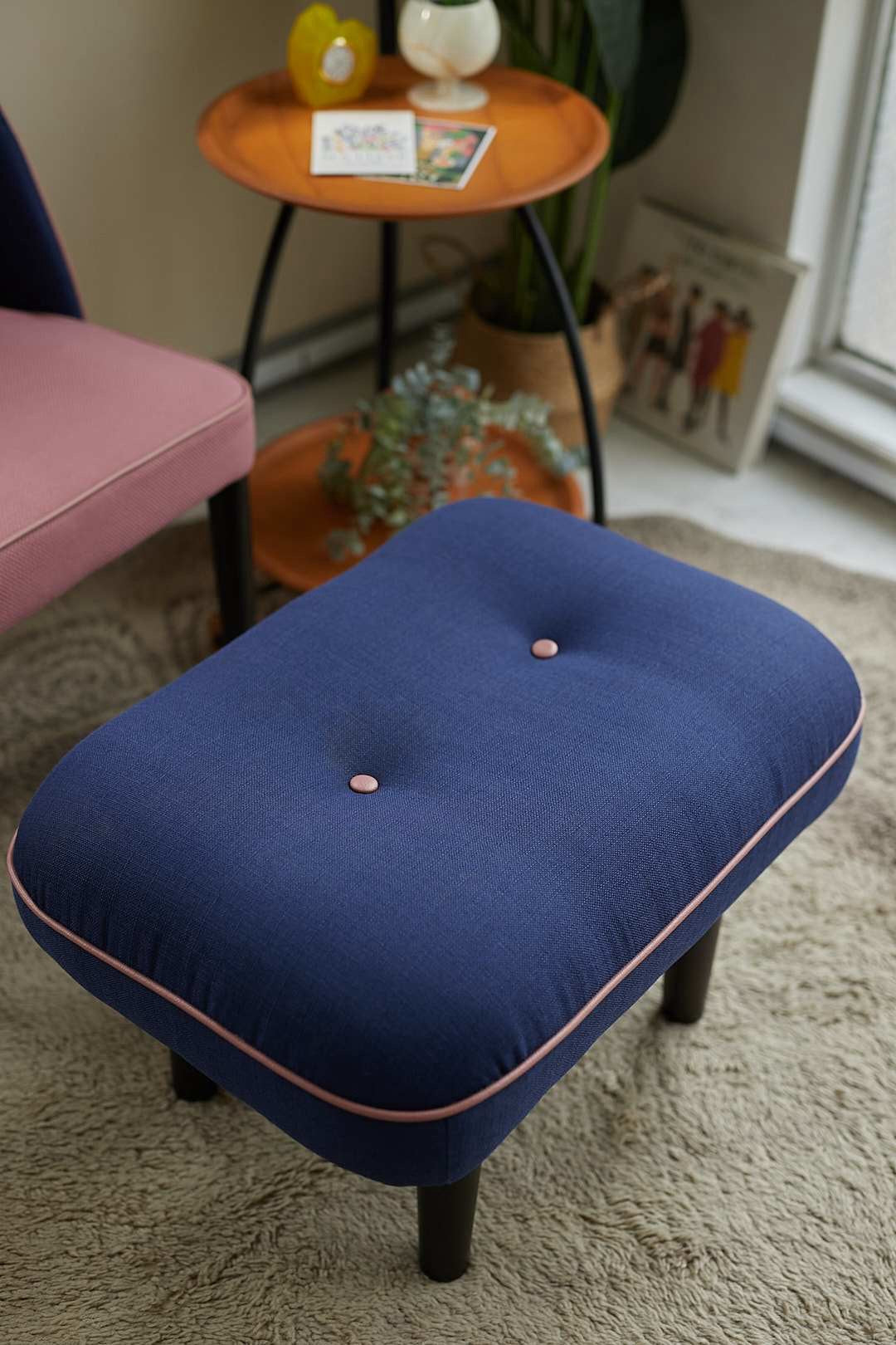 TwoTone Accent Chair & Ottoman