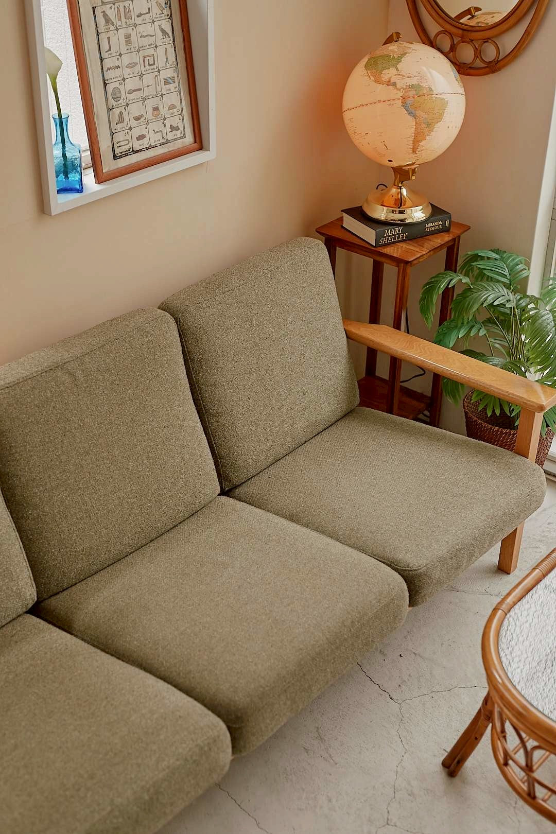 Natural Oak Frame Sofa