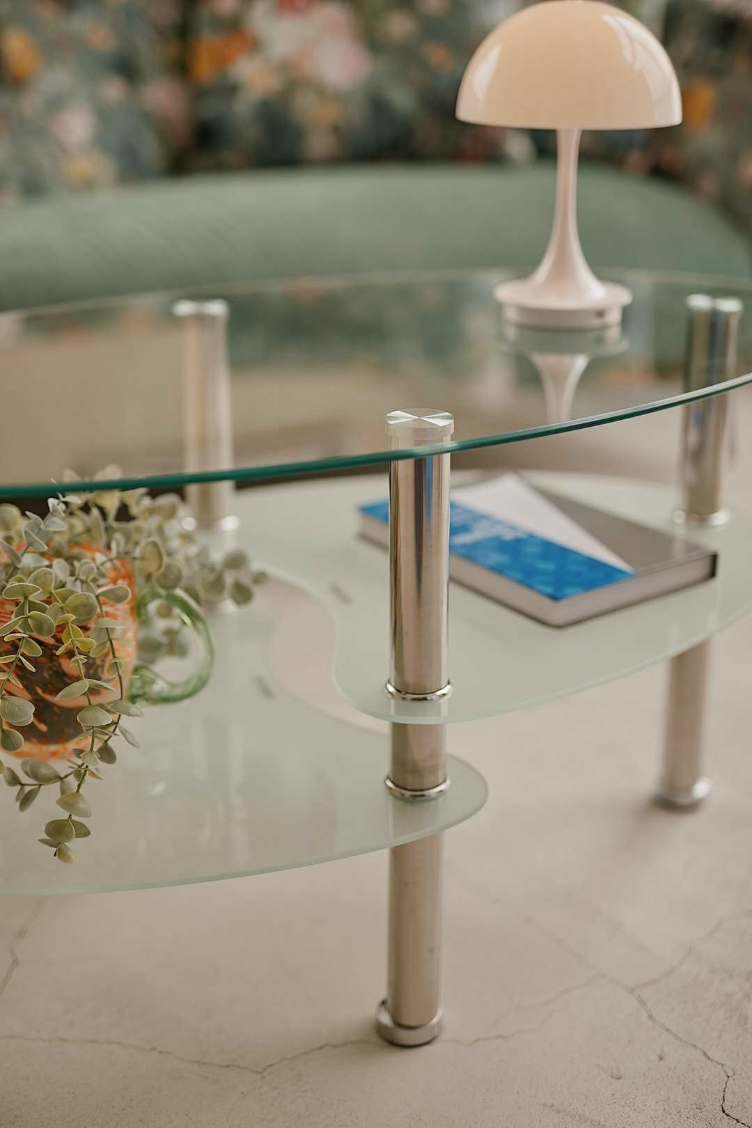 Floating Glass Table