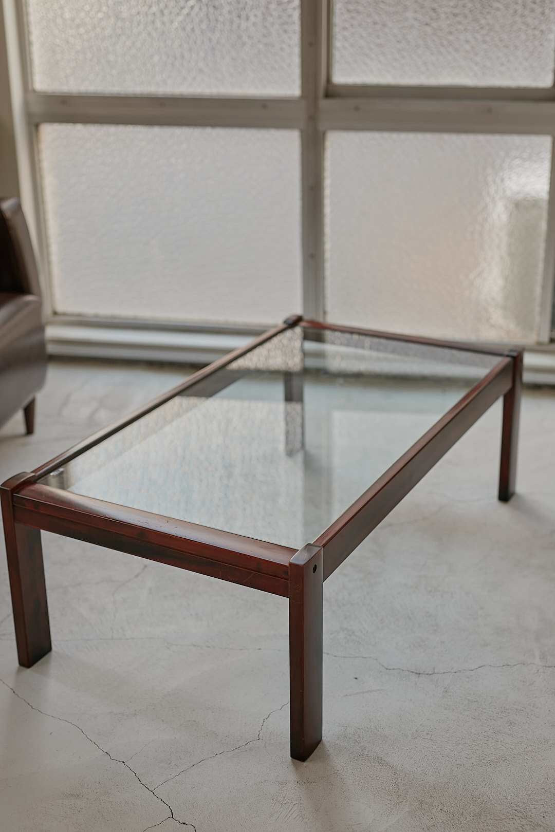 カリモク Glass Coffee Table