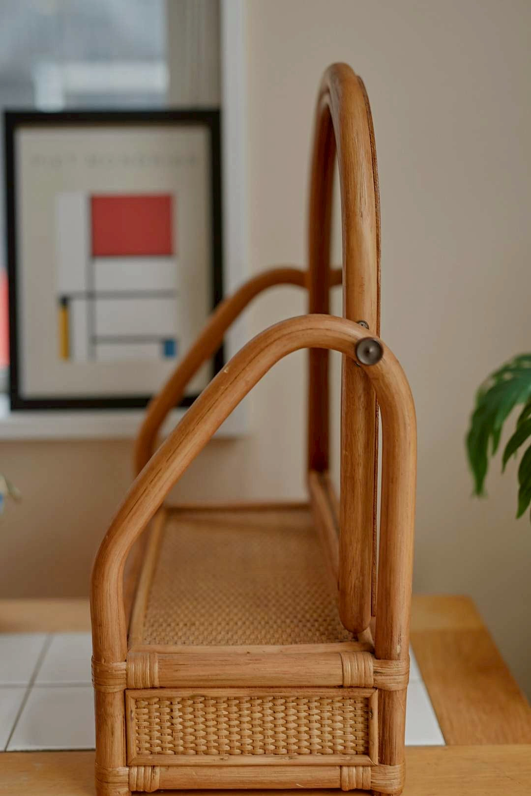 Rattan Tabletop Dresser