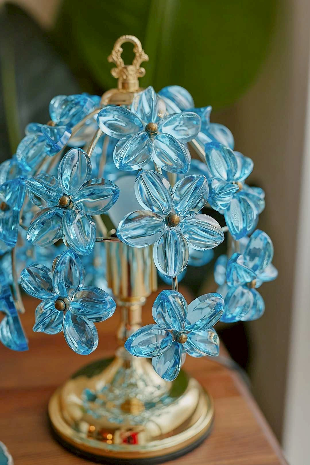 Bloom Blue Flower Lamp
