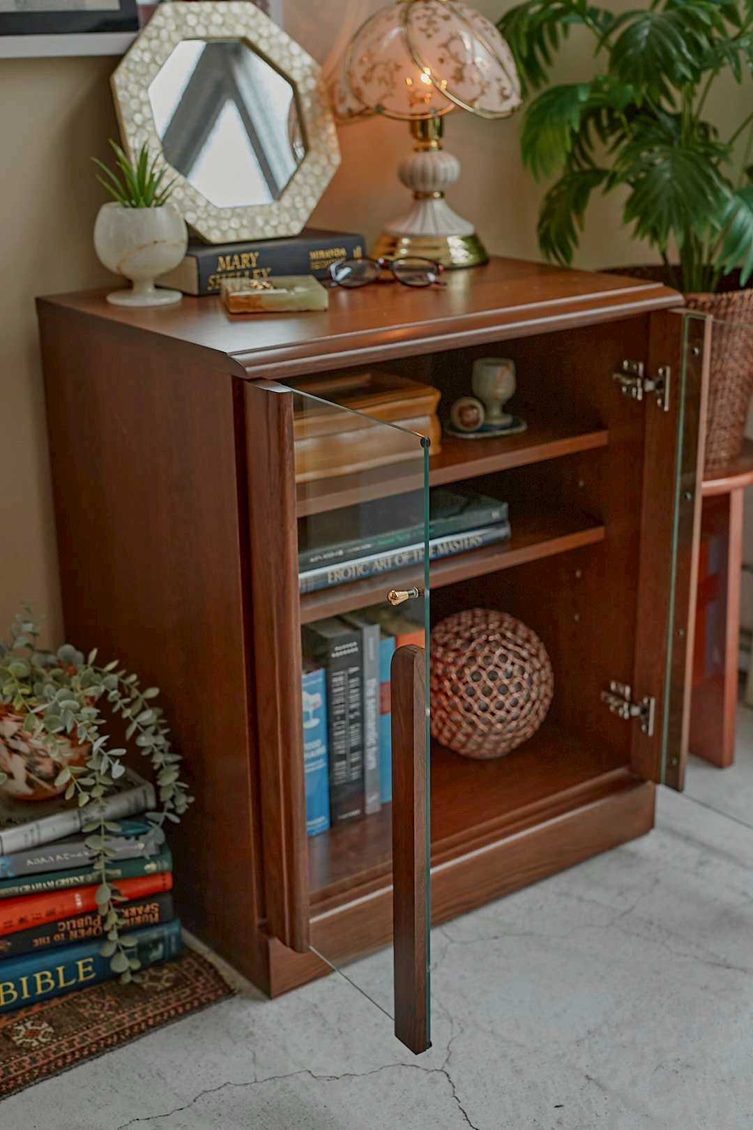 Brownwood Display Cabinet