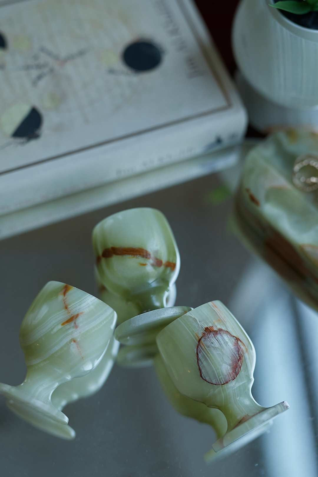 Green Onyx Mini Goblet①