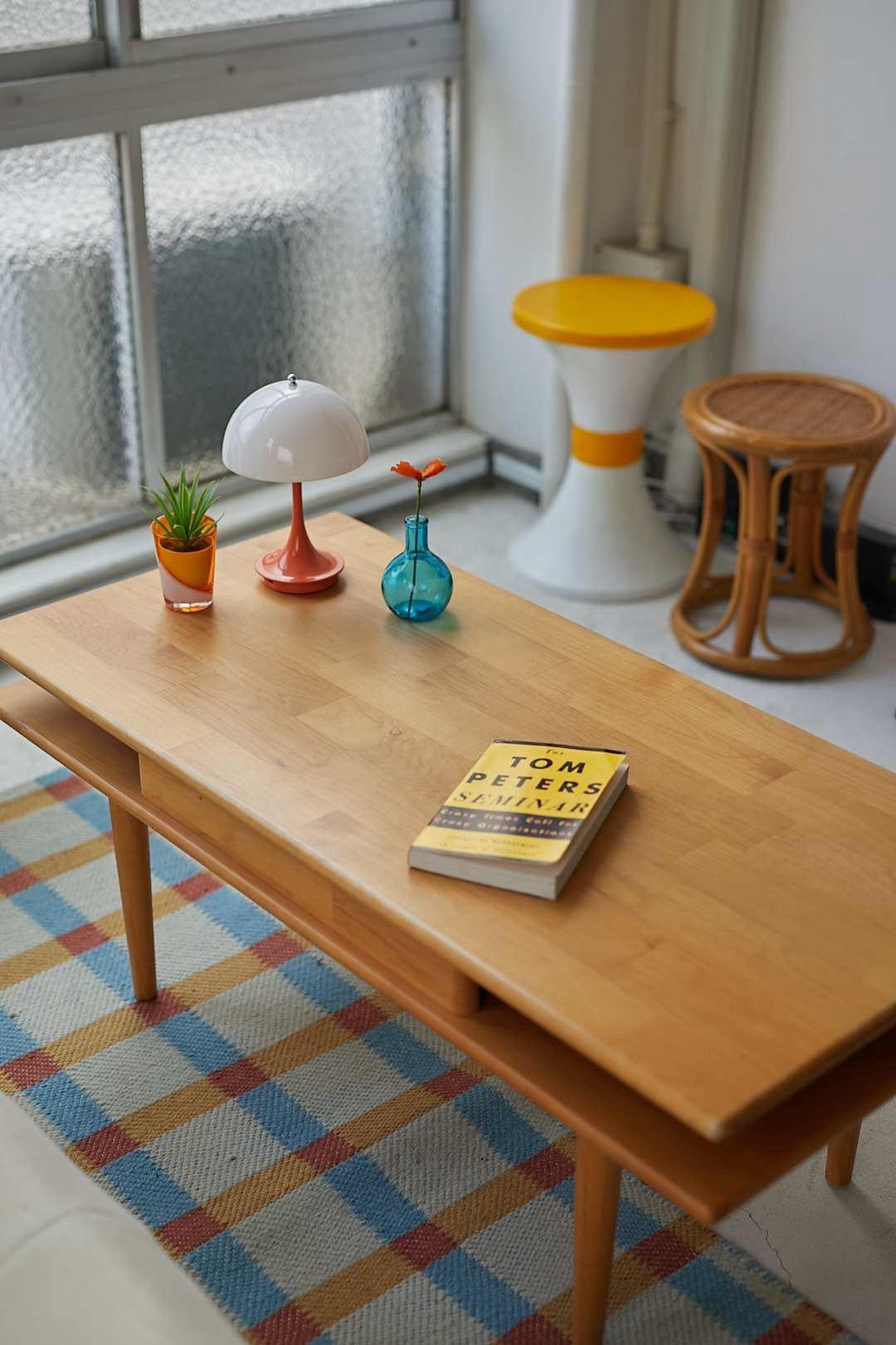 Natural Wood 2tiers Low Table