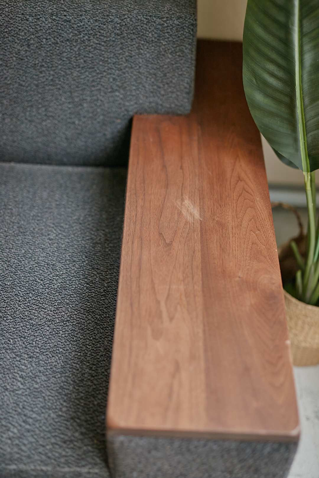 FLANNEL SOFA BRICK Wide Arm Sofa
