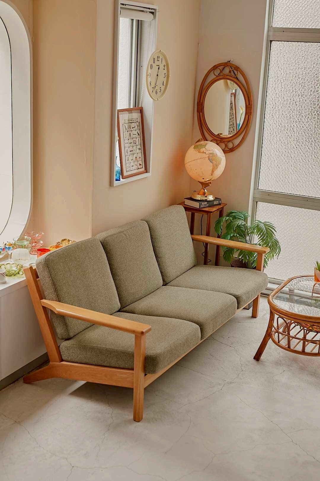 Natural Oak Frame Sofa